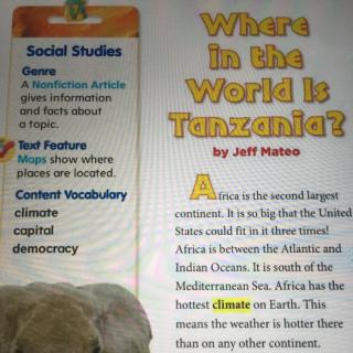 Where in the world is Tanzania？