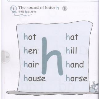 自然拼读26个字母之h