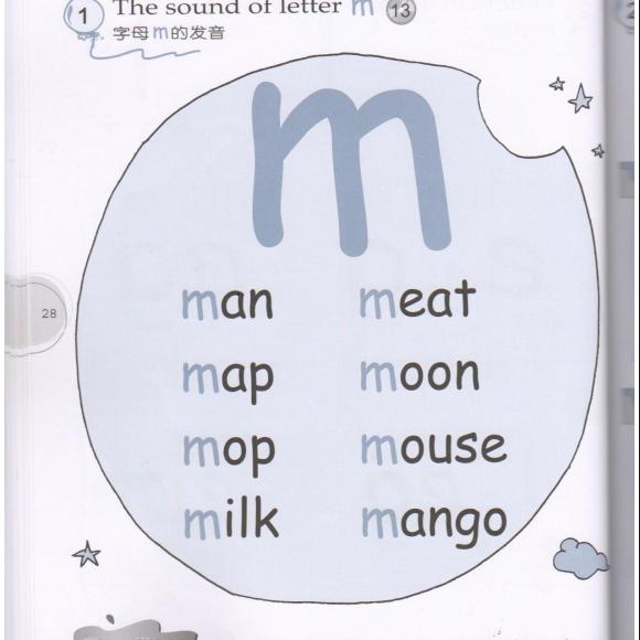 自然拼读26个字母之m