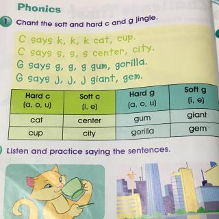 Unit 3 Phonics C G