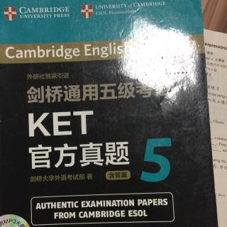 KET口语part 2