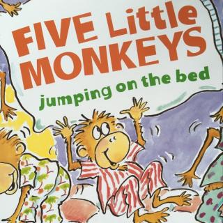 five little monkey jumping on the bed