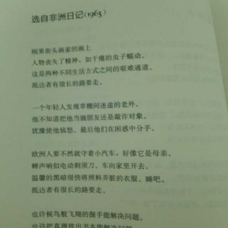 《选自非洲日记》