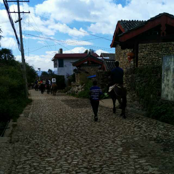 玉峰寺,玉湖村