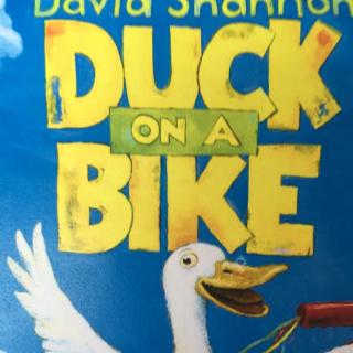 duck on a bike