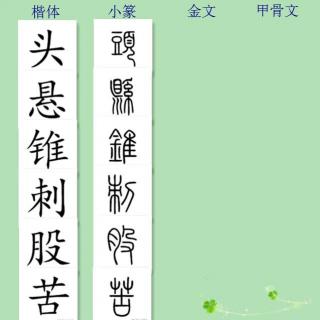 三字经讲解162——头悬梁，锥刺股。彼不教，自勤苦。