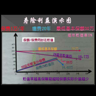 《寿险利益演示图》原作微笑的印记