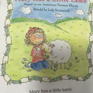 朗文少儿英语基础级pre Mary has a little lamb