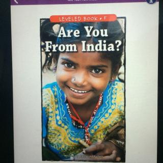 are you from India？第一遍芋头