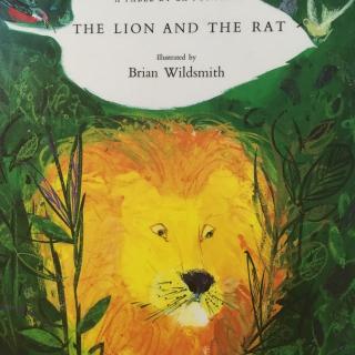 狮子和老鼠英文版 the Lion and the Rat//Brian Wildsmith