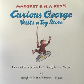 Curious George visits a toy store