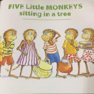 five little monkey setting in the tree