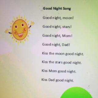 Good Night Song(晚安歌)