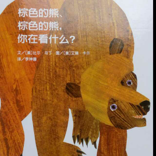 棕色的熊,棕色的熊你在看什么?