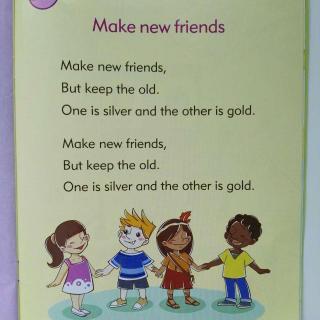 唱出小诗歌：Make New Friends交新朋友