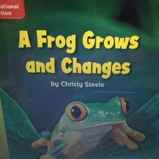 a frog grows and changes