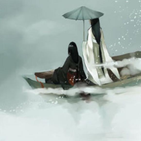 秋娘渡与泰娘桥,风又飘飘,雨又萧萧.