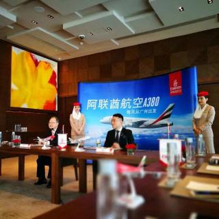 10月起，广州加入阿联酋航空A380客机，体验机上空中奢华服务