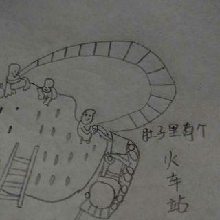 肚子里的火车站