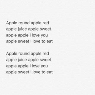 Apple round Apple red
