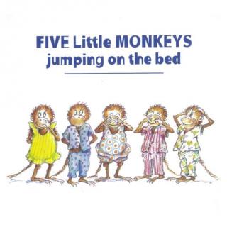 Five Little Monkeys jumping on the bed