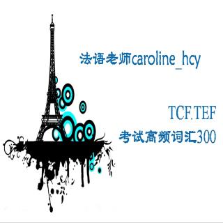 #TCF.TEF考试高频词汇300-27