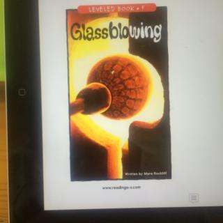 Glass blowing第一遍-芋头