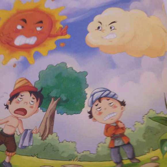 《伊索寓言》风与太阳