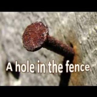 英文故事-A hole in the fence