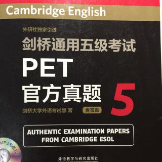 PET真题5test 2写作范文