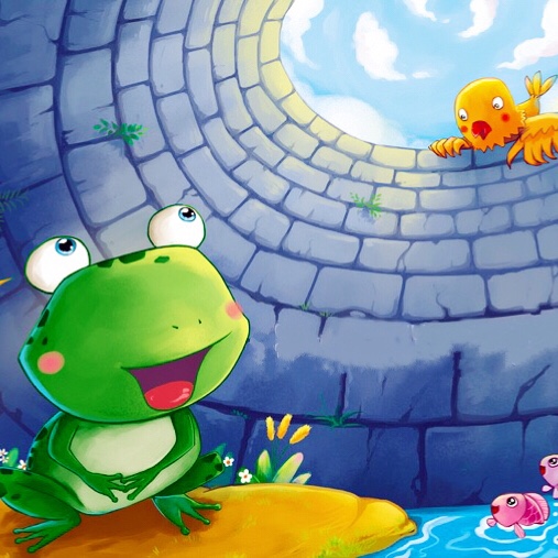 井底之蛙的故事插图图片