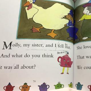 mother goose —Molly my sister，and I fell out