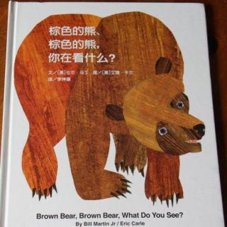 Brown bear,Brown bear，what do you see？