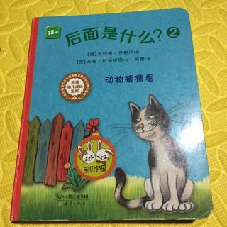 后面是什么—动物猜猜看