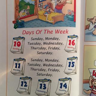 Days of the week