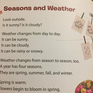 Shawn读美幼K1-Seasons and Weather