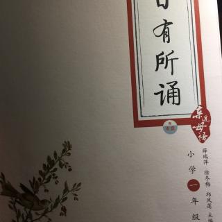 《日有所诵》一年级“什么大”