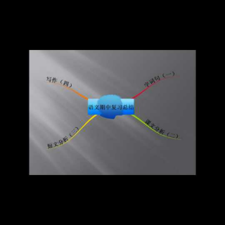 语文期中考试复习写作总结第四条分支