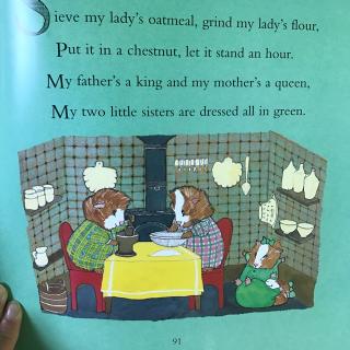 mother goose —sieve my lady's oatmeal