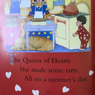 mother goose —the queen of hearts