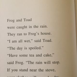 Frog and toad -the corner