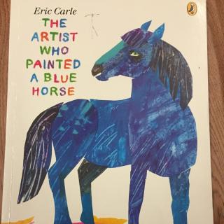 the artist who painted a blue horse