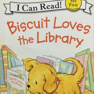 Biscuit loves the library