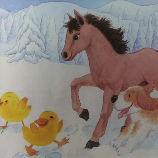 语文一年级上册——《雪地里的小画家》