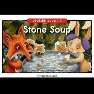 RAZ Level D - Stone Soup