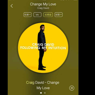 change my love-Craig David