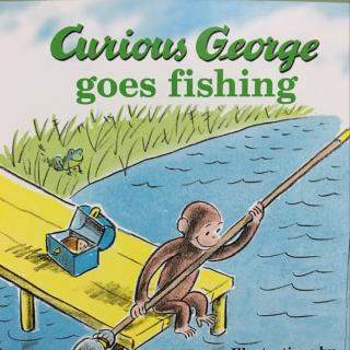 Curious George gose fishing