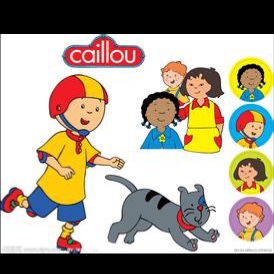 Caillou learns to drive