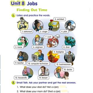 Unit 8 Jobs （2）