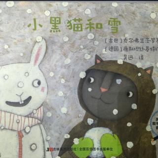 Monica心水绘本故事003-小黑猫和雪